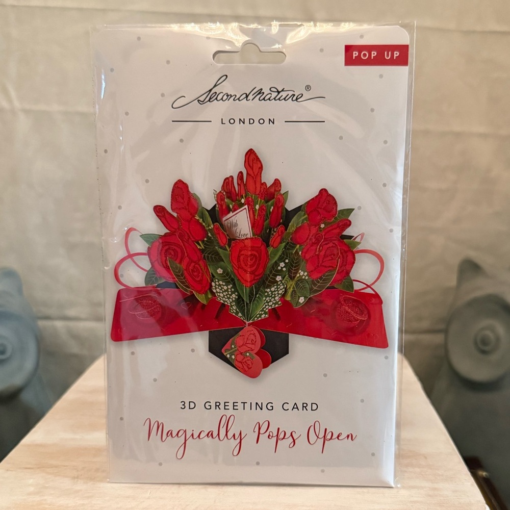 Second Nature 3D Greeting Valentine's Day Card